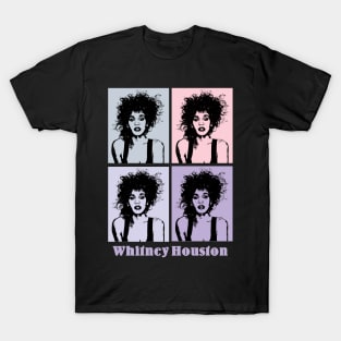 Whitney Houston 80s Pop Art T-Shirt